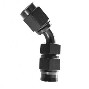 -3 45 degree Aluminium hose end suit PTFE hose