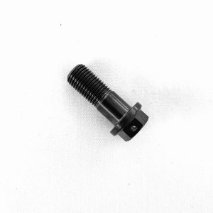 BLACK Ti Flanged Hex head bolt 3/8 x 1.00"