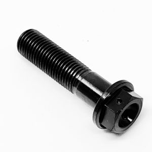 BLACK Ti Flanged hex head bolt 7/16 x 1.75"
